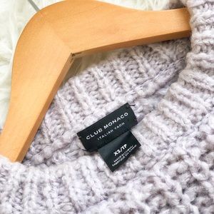 Club Monaco Italian Yarn Chunky Knit Sweater